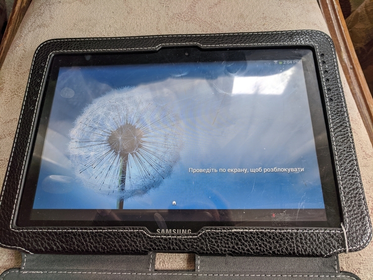 Samsung galaxy tab 2 GT-P5113 в хорошем состоянии, отличный экран новый кожаный чехол, фото №2