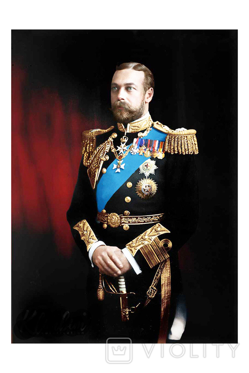 Британский король Георг V, двоюродный брат императора Николая II.