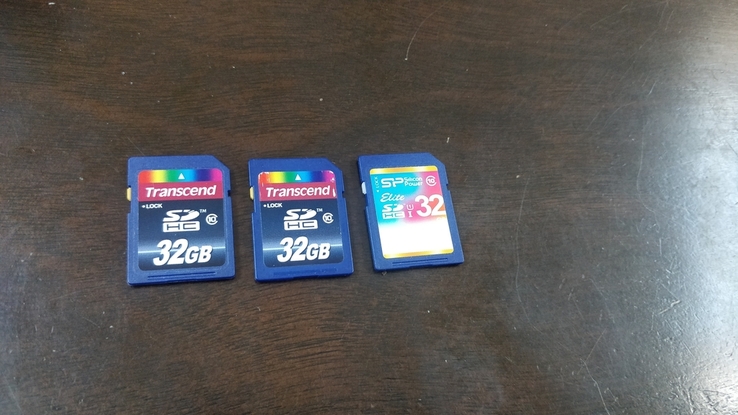 3 карты памяти SDHC 32GB Class 10, фото №2