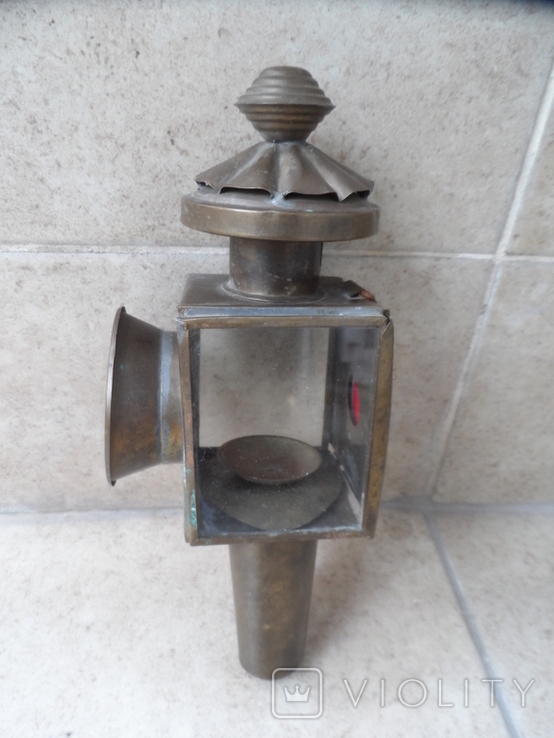 Каретный фонарь Латунь Индия, фото №2