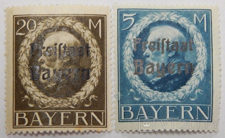 2 марки Кайзеррайха, Бавария