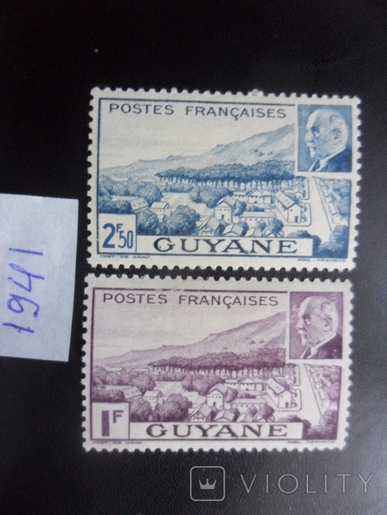 Колонии Франции. Гайана. 1941 г. МН