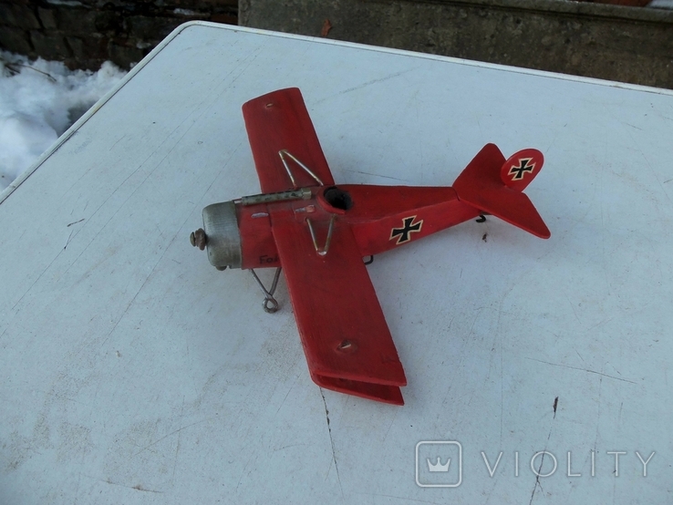Військовий Літак Німецький Fokker Dr 1 Деревяний думаю Ручна робота