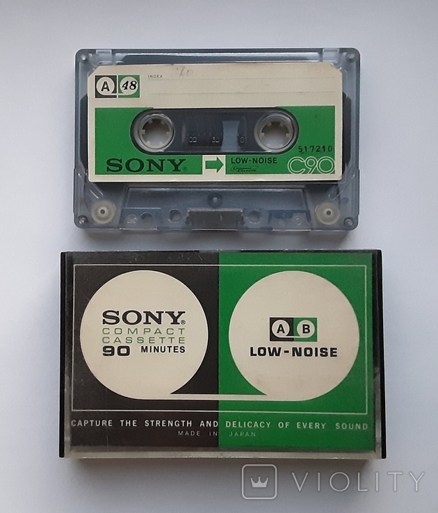 Аудиокассета SONY C-90 ( 1972 Jap)