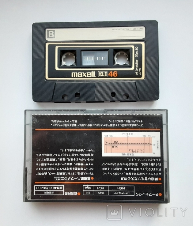 Аудиокассета Maxell XLII 46 (1978 Jap), фото №3