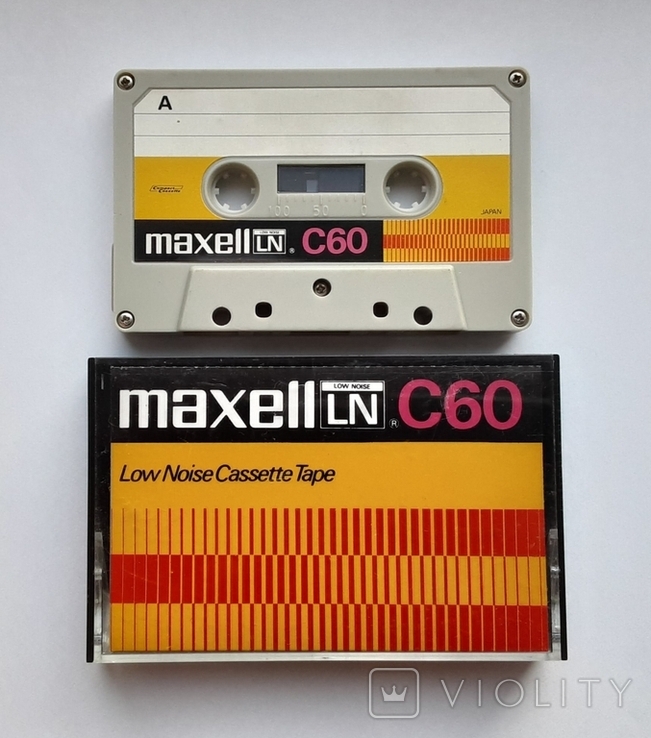 Аудиокассета Maxell LN C 60 (1972 Jap)
