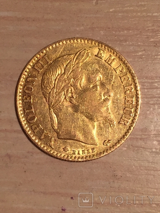 10 франків 1868р.