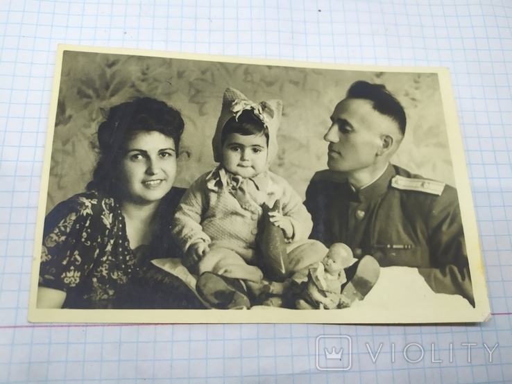 Сімейне фото військових. 135х87мм, фото №2