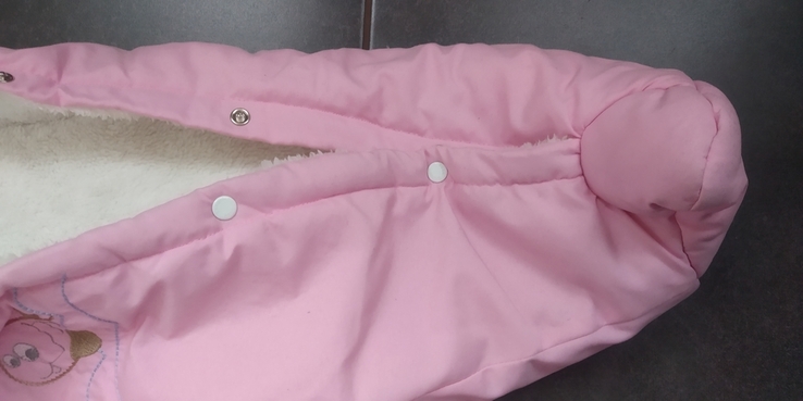 Комбинезон-Человечек для новорожденных розовый 84 см., фото №10