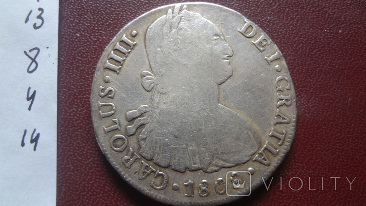 8 реалов 1808 Перу серебро (8.4.14)~, фото №9