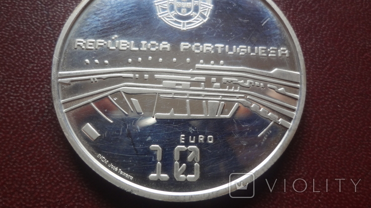 10 евро 2006 Португалия Футбол серебро (8.4.7), фото №5