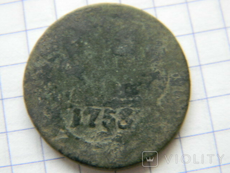 Деньга 1738 г.+деньга 1753г., фото №4