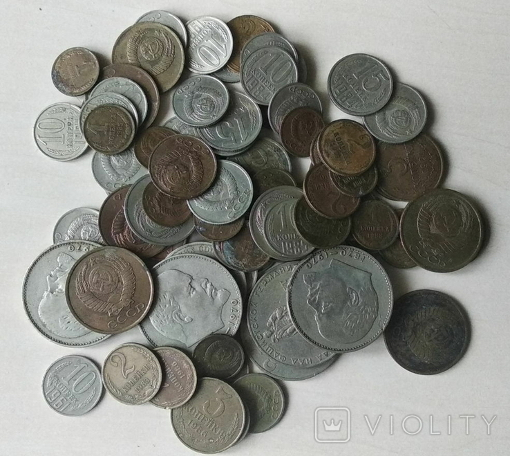 Монеты СССР(послереформа)102 шт.