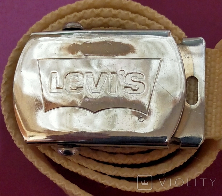 Оригинальный винтажный пояс Levi's, фото №6
