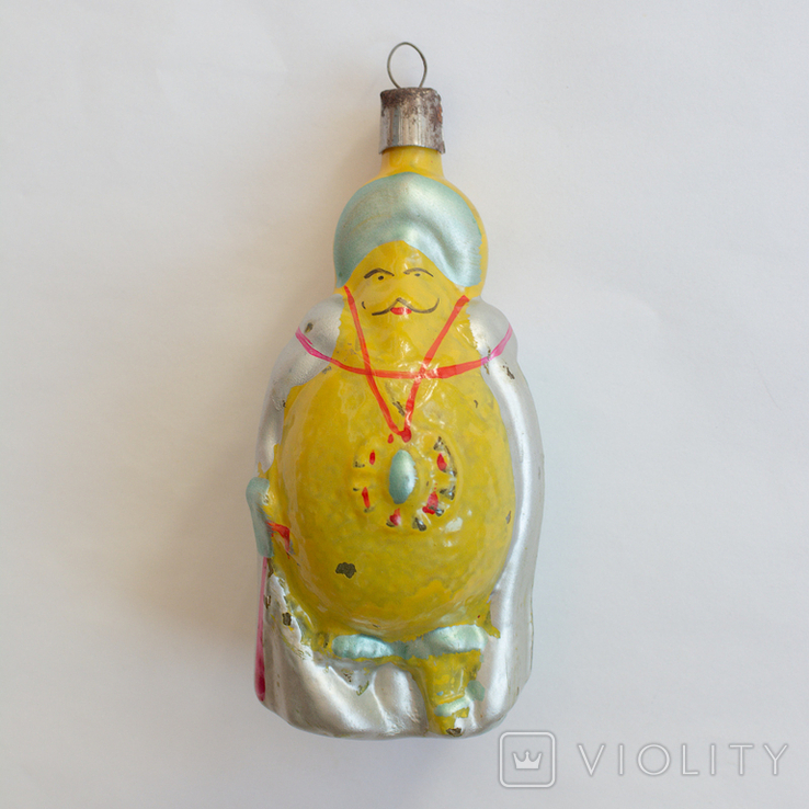 Принц лимон. Елочная игрушка СССР, фото №6