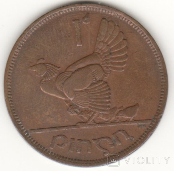 Ирландия 1 пенни, 1942 (лот 14)