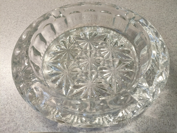 Massive Crystal Ashtray, USSR, photo number 3