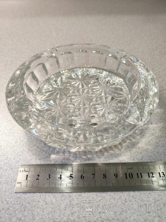 Massive Crystal Ashtray, USSR, photo number 5