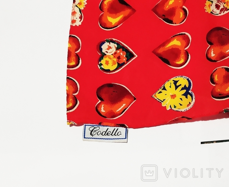 Шелковый платок-паше Codello, от итальянского дизайнера Риналдо Коделло, photo number 4