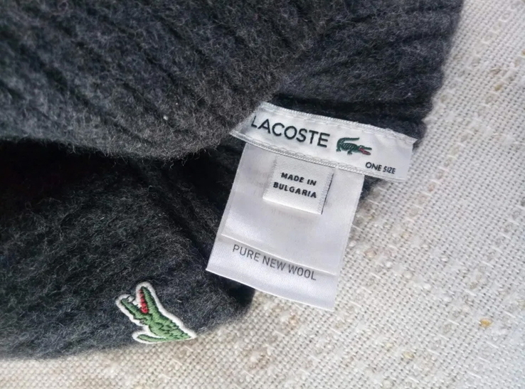 Шапка Lacoste (детская) Оригинал, numer zdjęcia 6