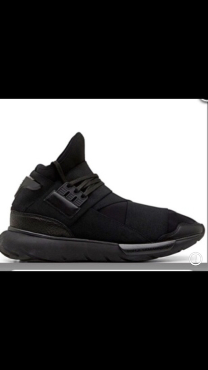 Кроссовки Adidas Y-3 Qasa High "Black", фото №4