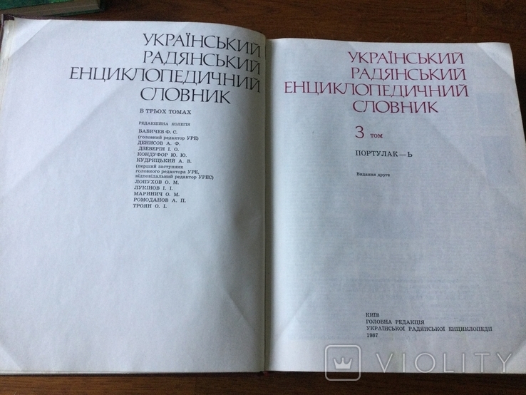 Український Радянський Енциклопедичний Словник том №3 1987 р, фото №7