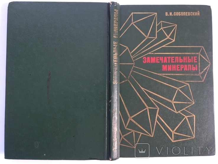 Замечательные минералы Соболевский В. И. 1983 191 с. ил 8 л. ил., фото №2