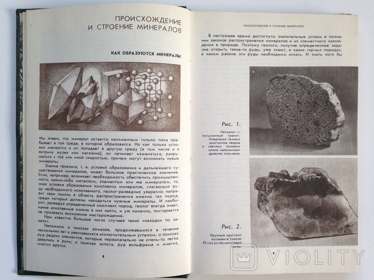 Замечательные минералы Соболевский В. И. 1983 191 с. ил 8 л. ил., фото №5