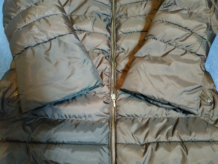 Пальто теплое. Куртка удлиненная HAN JIN нейлон силикон p-p XXL, фото №8