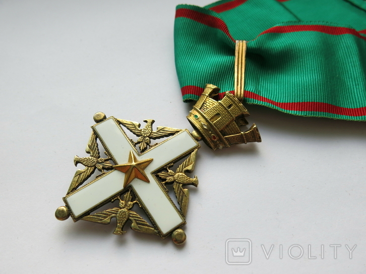 Крест Командор Орден За заслуги перед Итальянской Республикой Знак 3 степ. Италия, фото №5