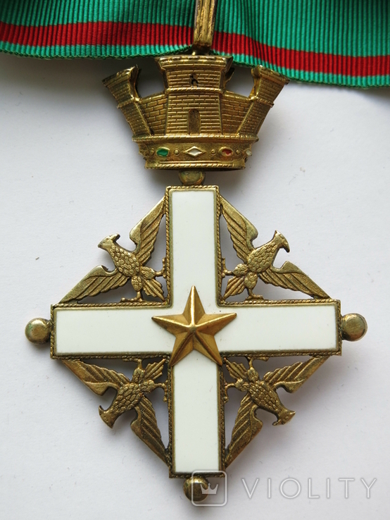 Крест Командор Орден За заслуги перед Итальянской Республикой Знак 3 степ. Италия, фото №6