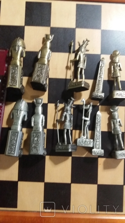 Шахматы фигурные металлические, фото №5