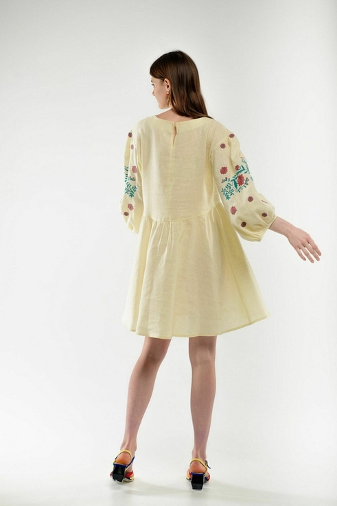 Сукня вишиванка Зозулька жовта, фото №6