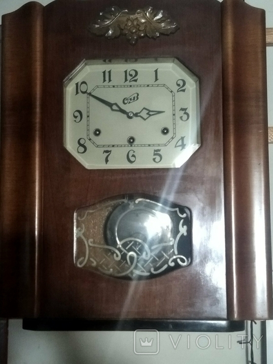 Часы настенные с маятником, фото №2