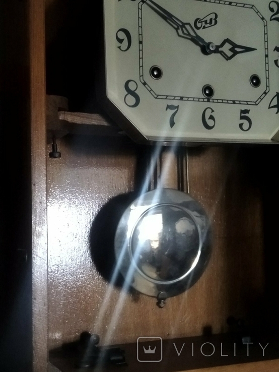Часы настенные с маятником, фото №4