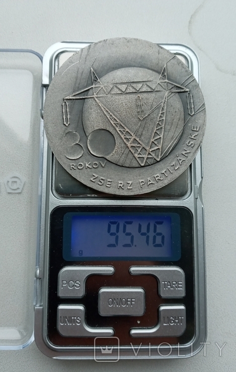 Медаль настольная Чехословакия ,,Энергетика,, фото №3
