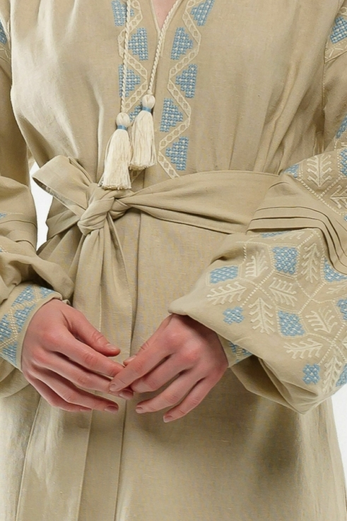 Сукня вишиванка Спадок беж, фото №3