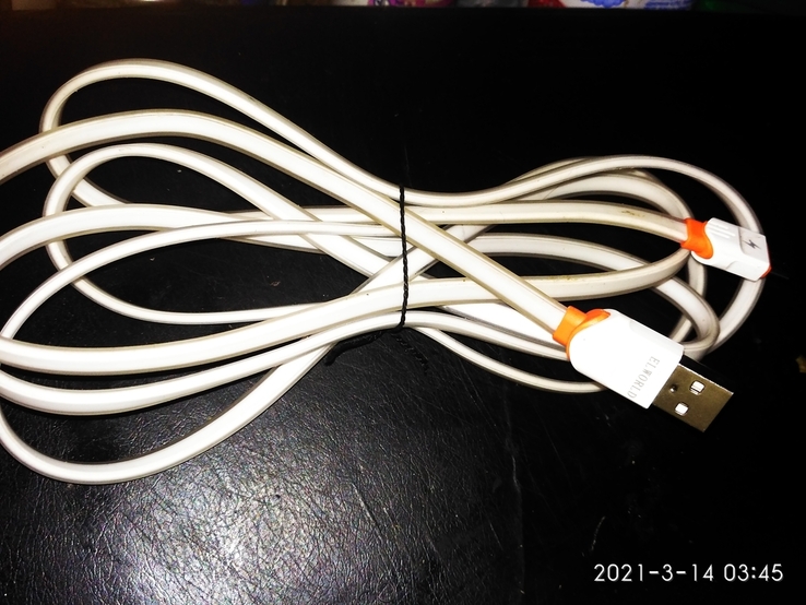 Мощный шнур новый Usb micro Usb,2.3 метра для зарядки мобильного телефона., numer zdjęcia 4