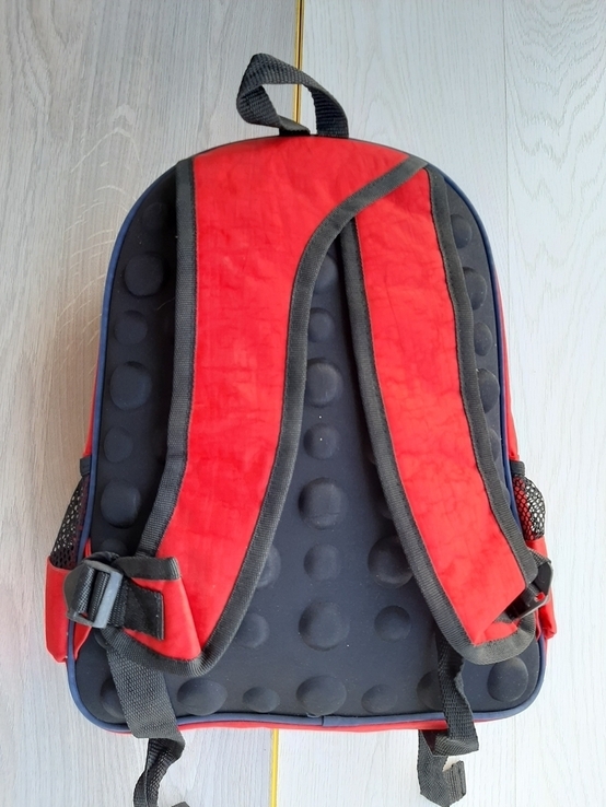 Крепкий подростковый рюкзак (красный), фото №3
