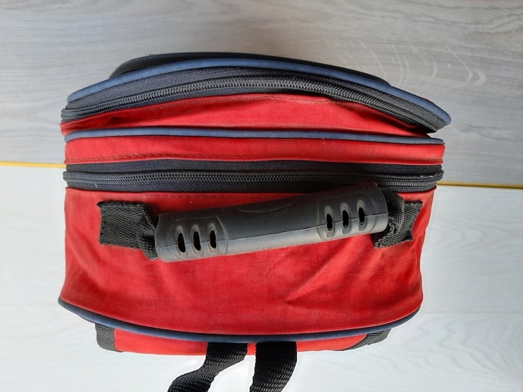 Крепкий подростковый рюкзак (красный), фото №5