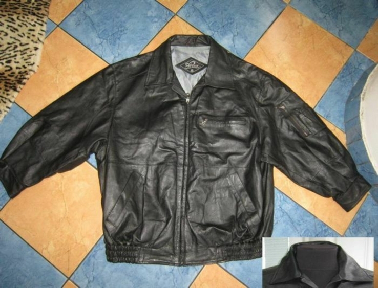 Duża Skórzana męska kurtka bomber Ricco. Lot 36, numer zdjęcia 5