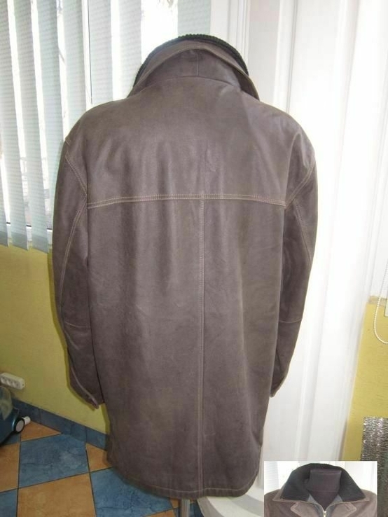 Большая утеплённая мужская кожаная куртка Engbers. Германия. Лот 35, фото №4