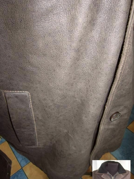 Большая утеплённая мужская кожаная куртка Engbers. Германия. Лот 35, фото №8