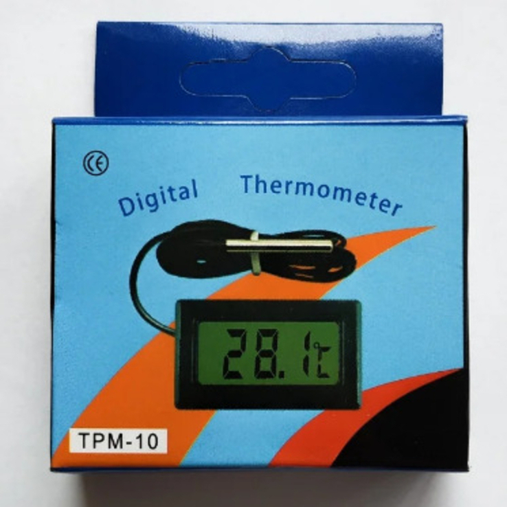 Цифровой термометр TPM-10 (-50...+110 C) с выносным датчиком, фото №2