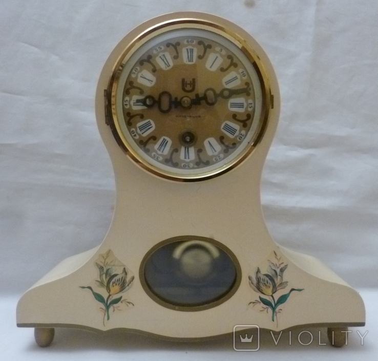 Настольные часы с маятником. GDR., фото №2