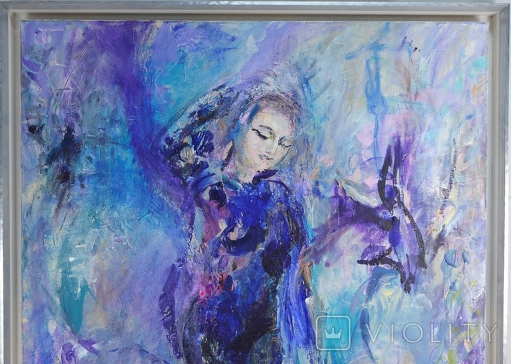 Луцкевич-Лерман А.Ю. "Женщина в голубом" 2015 г., фото №3