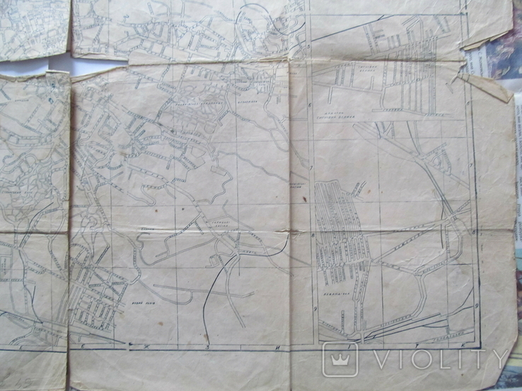 Схематичний план Львова 1947 року, фото №6