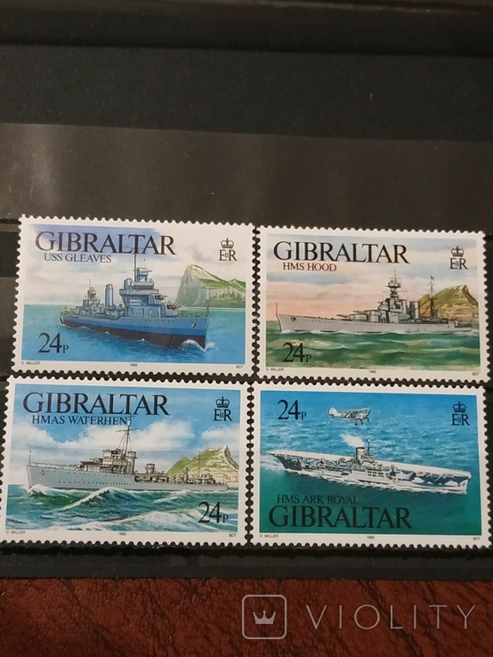Гибралтар полн серия MNH