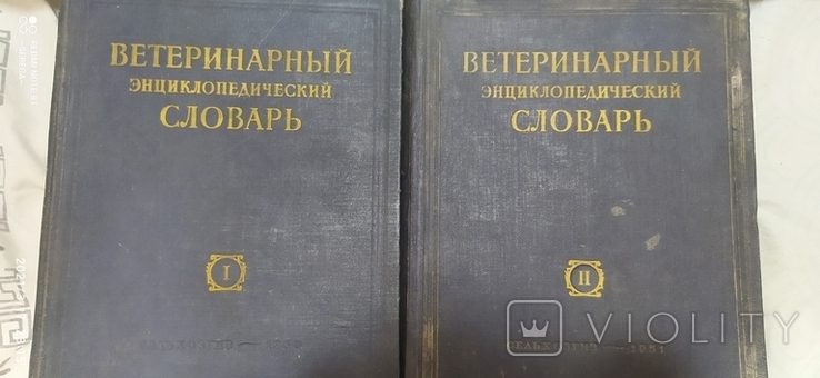 Ветеринарный энциклопедический словарь, 1950-1951 (2тома), фото №2
