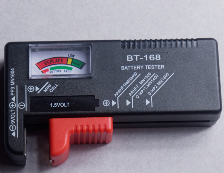 Тестер батареек и крон BT-168, numer zdjęcia 2